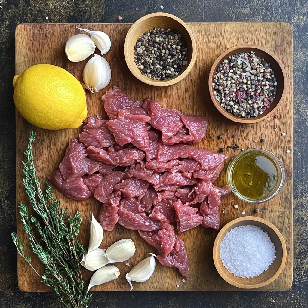 Beef strips recipe