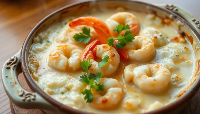 Garlic Shrimp Gratin