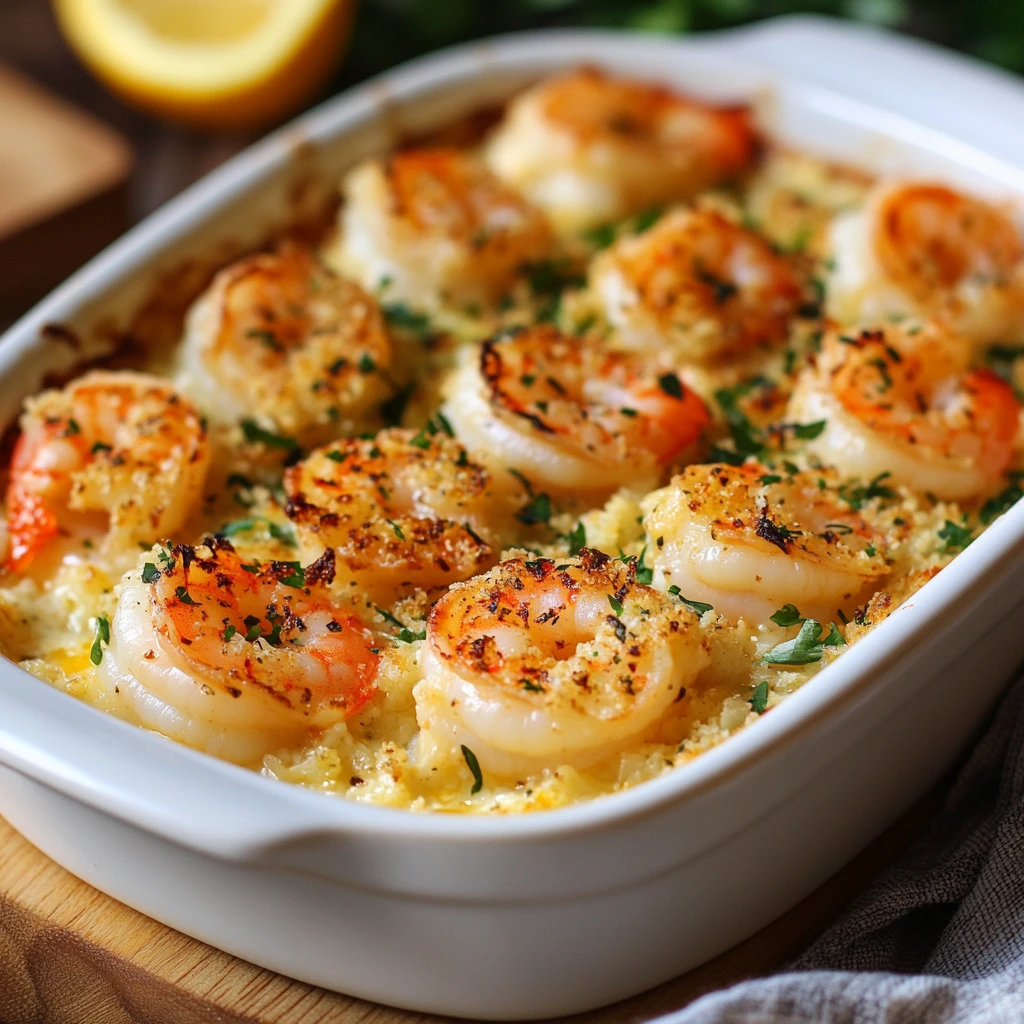 Easy Baked Shrimp Scampi Recipe