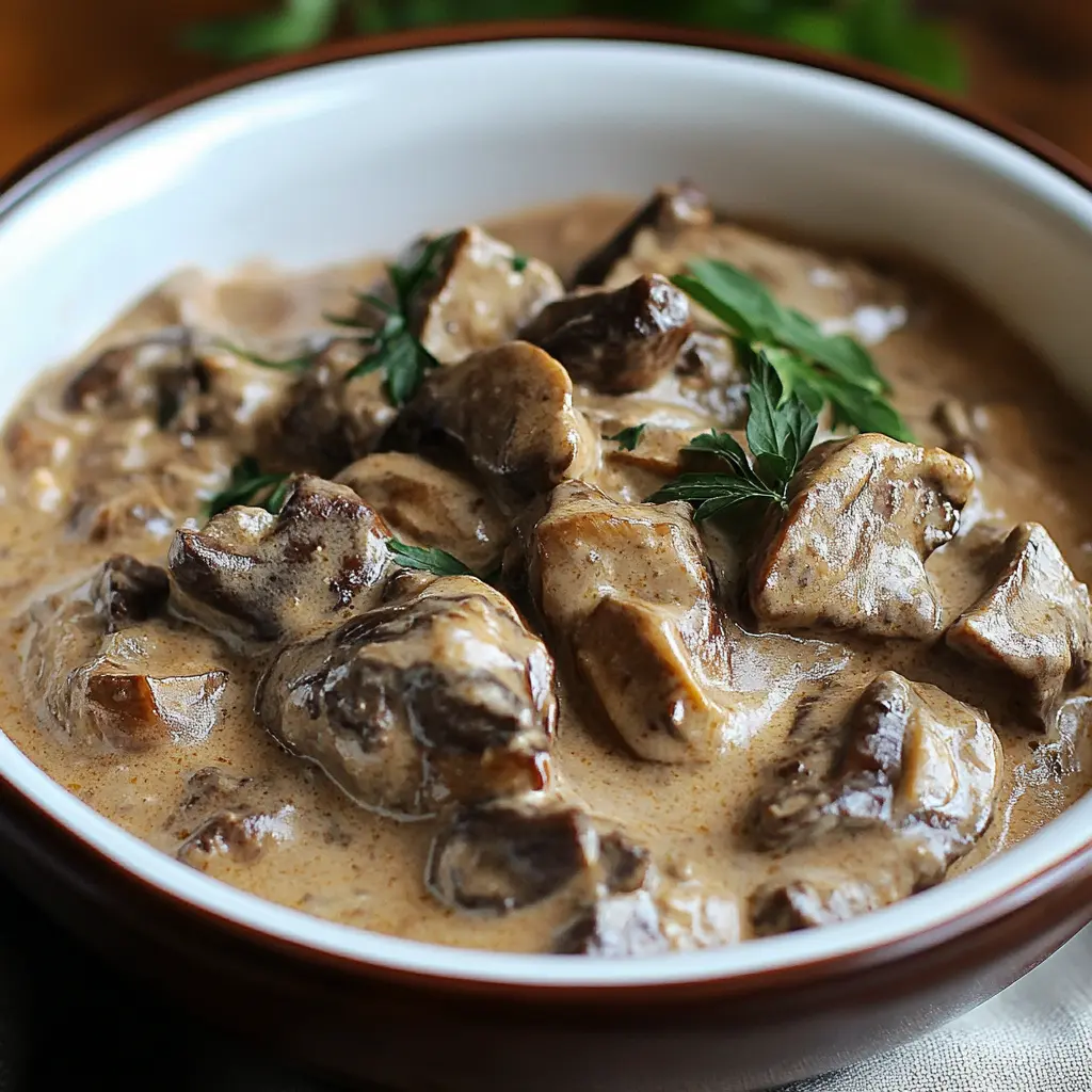 Beef Stroganoff