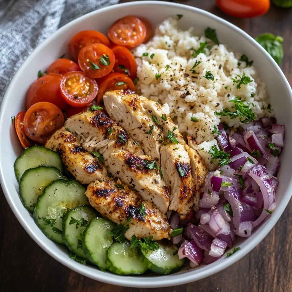  Greek Chicken Bowls