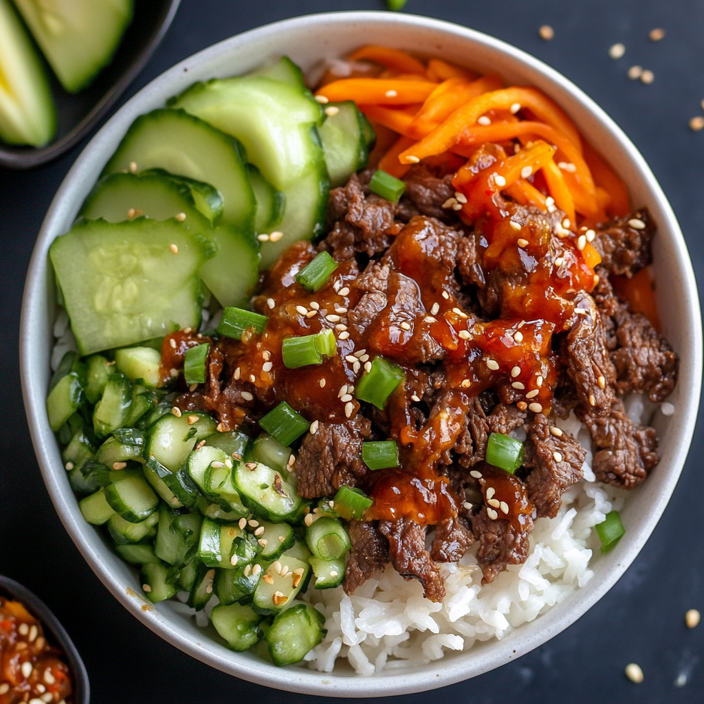 Korean BBQ Beef Bowls