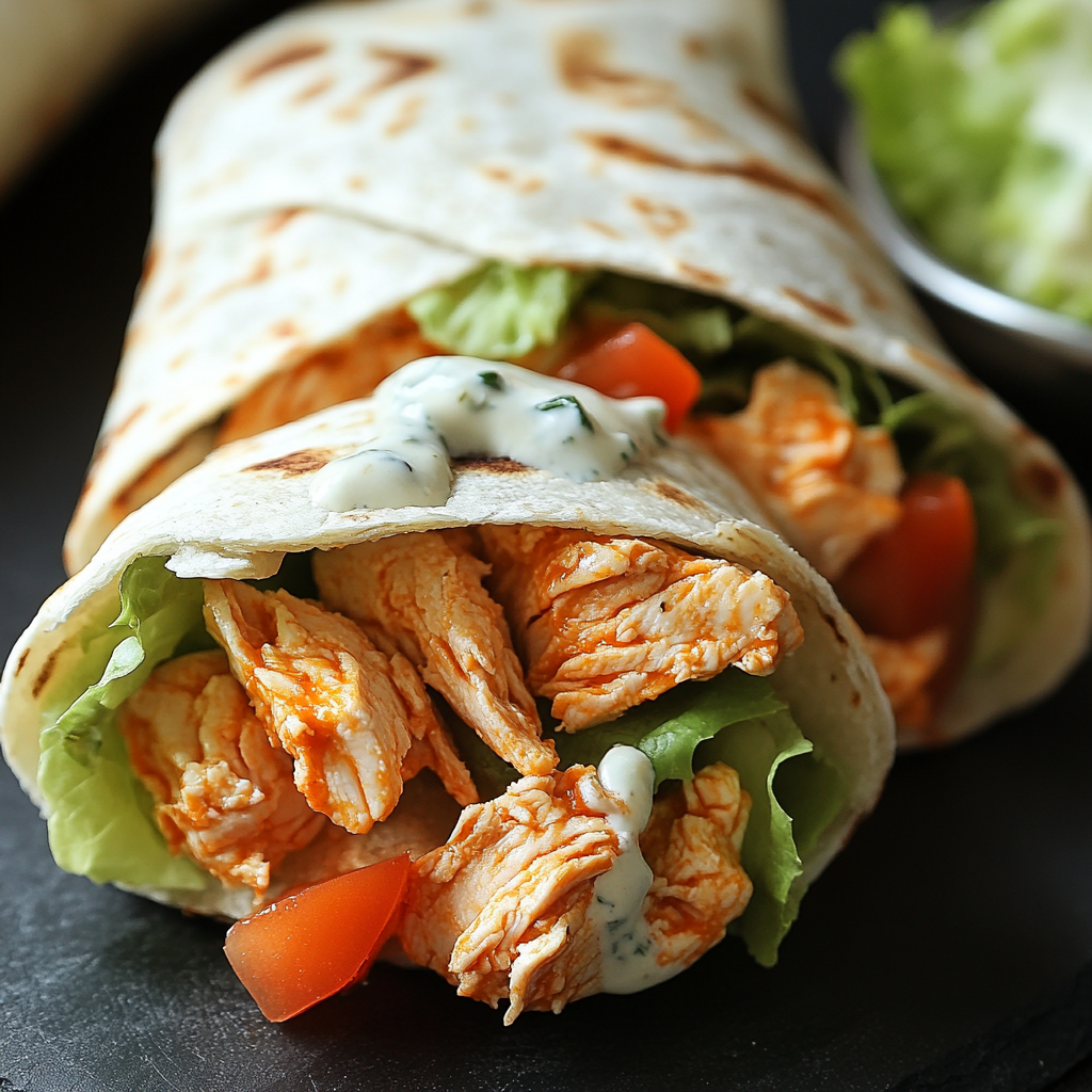 buffalo chicken wraps