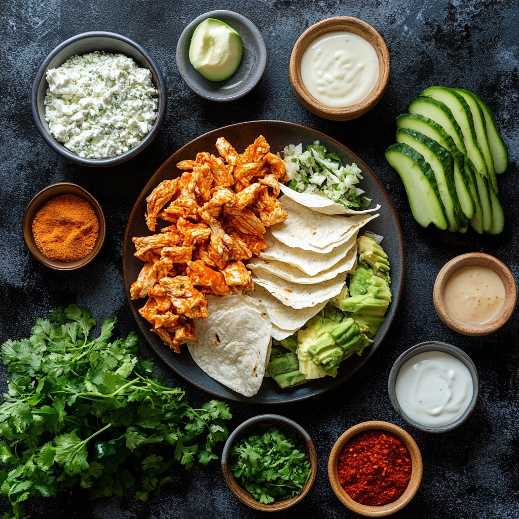 buffalo chicken wraps