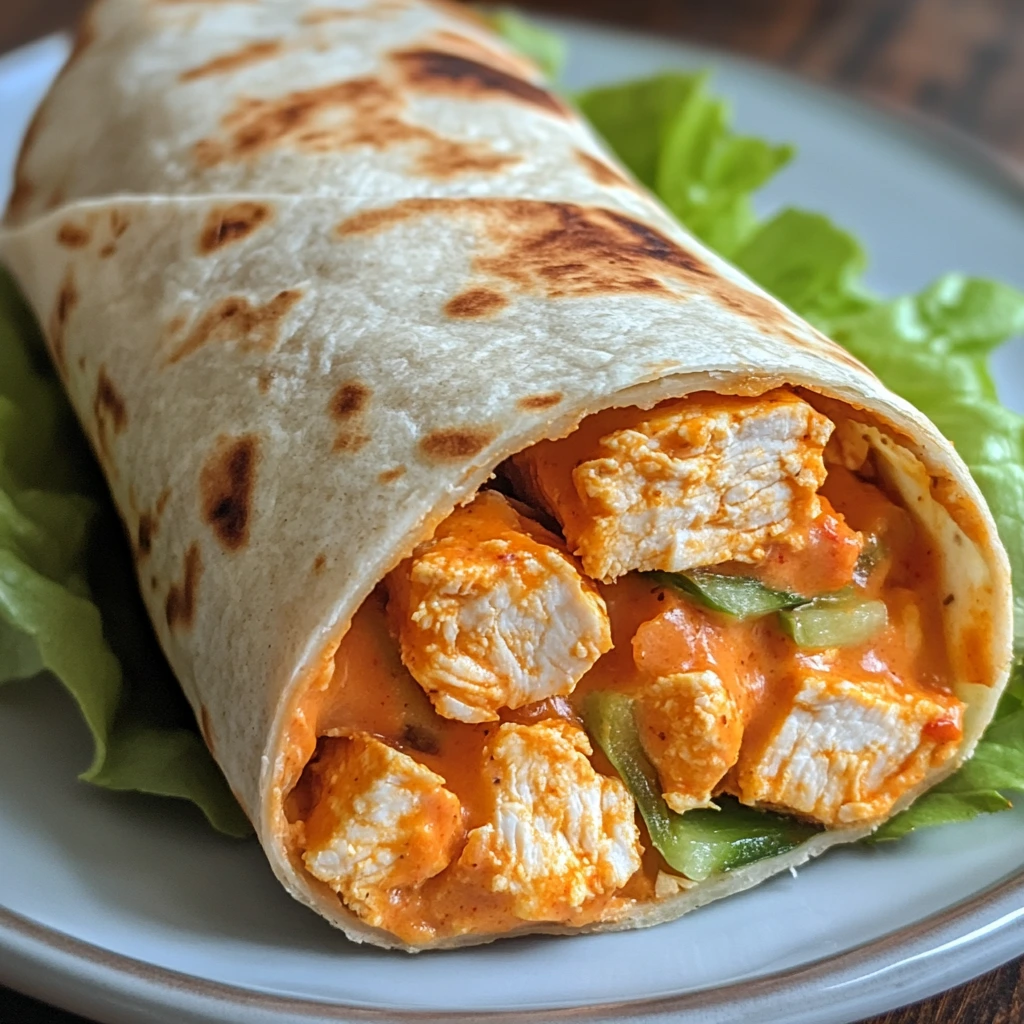 buffalo chicken wraps
