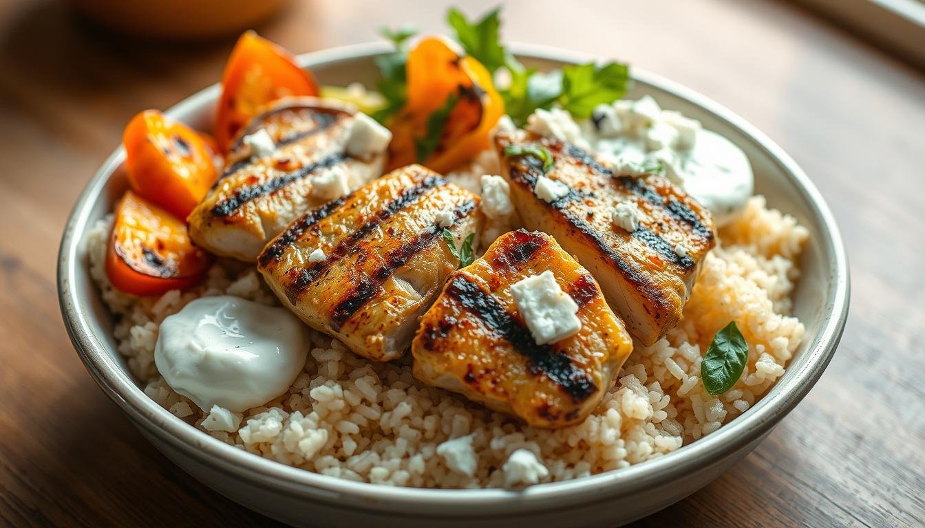 Greek Chicken Bowls