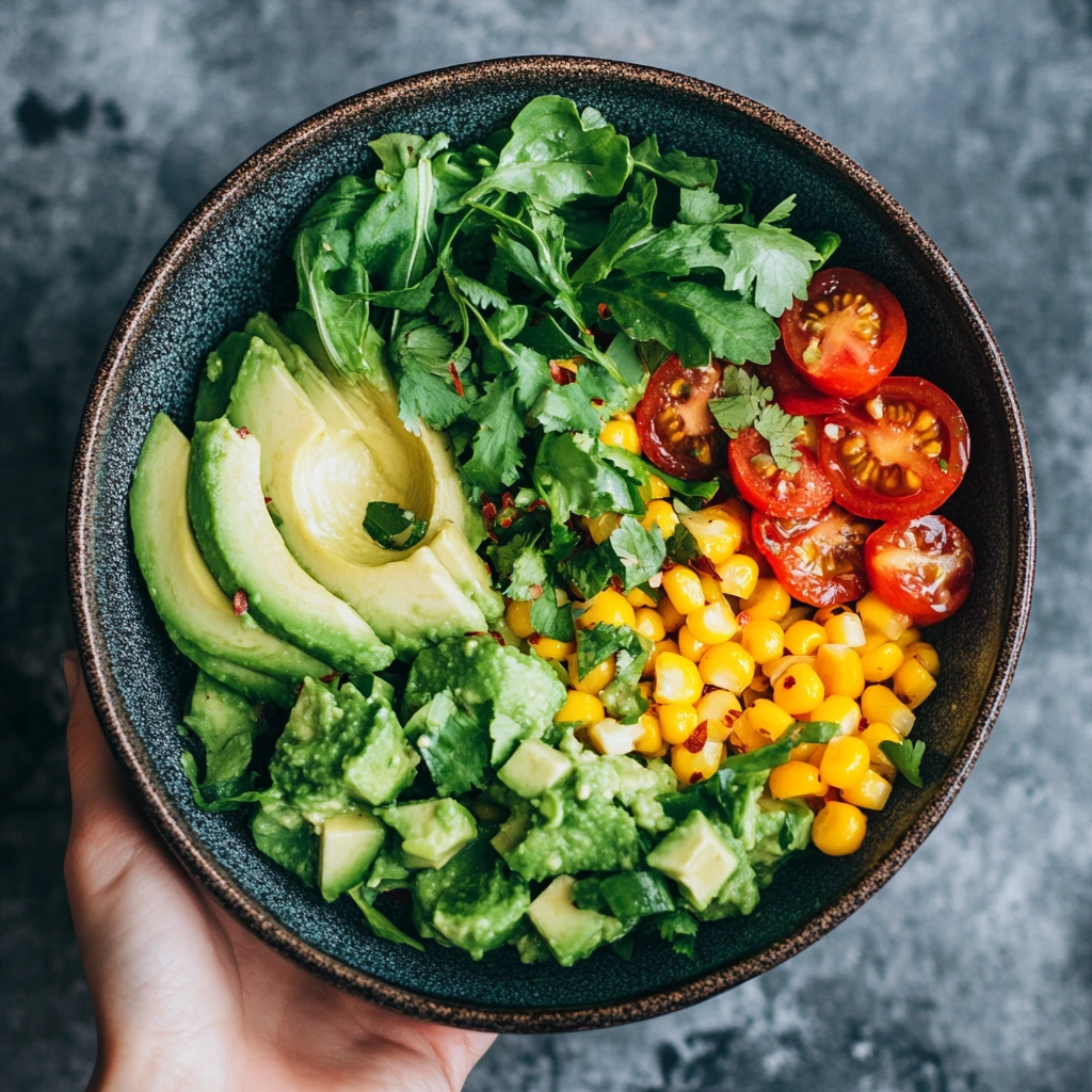 Avocado corn salad