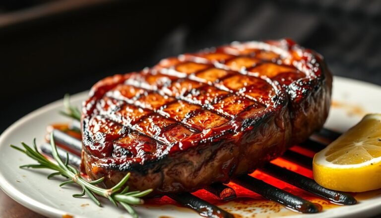 Grilled ribeye steak