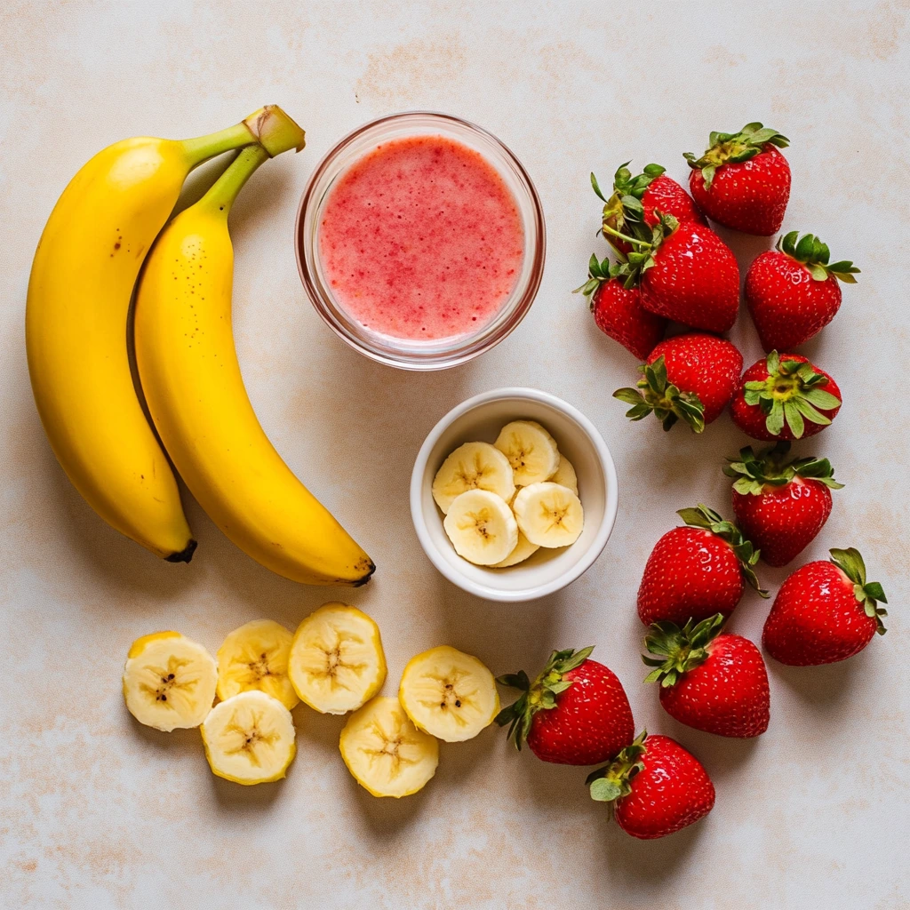 strawberry banana smoothie